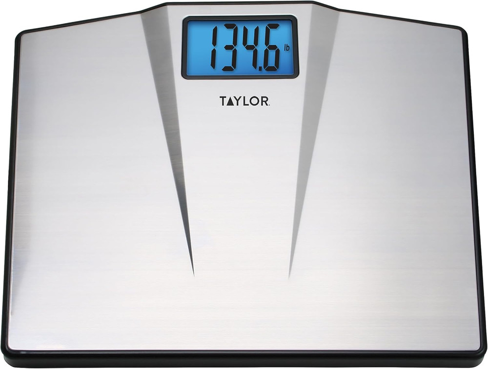 Digital Bathroom Scale, 1 Count (Pack of 1), Silver