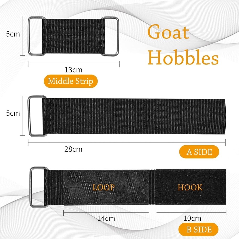 Adjustable Goat Hobbles Binding Tool Nylon Milking Milking...