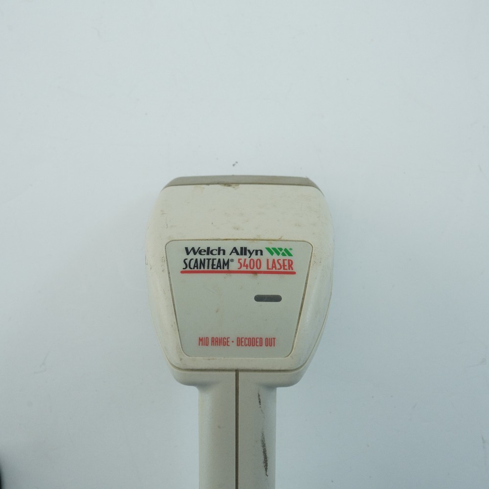 WELCH ALLYN 5400 USED SCANTEAM LASER BAR CODE READER USED