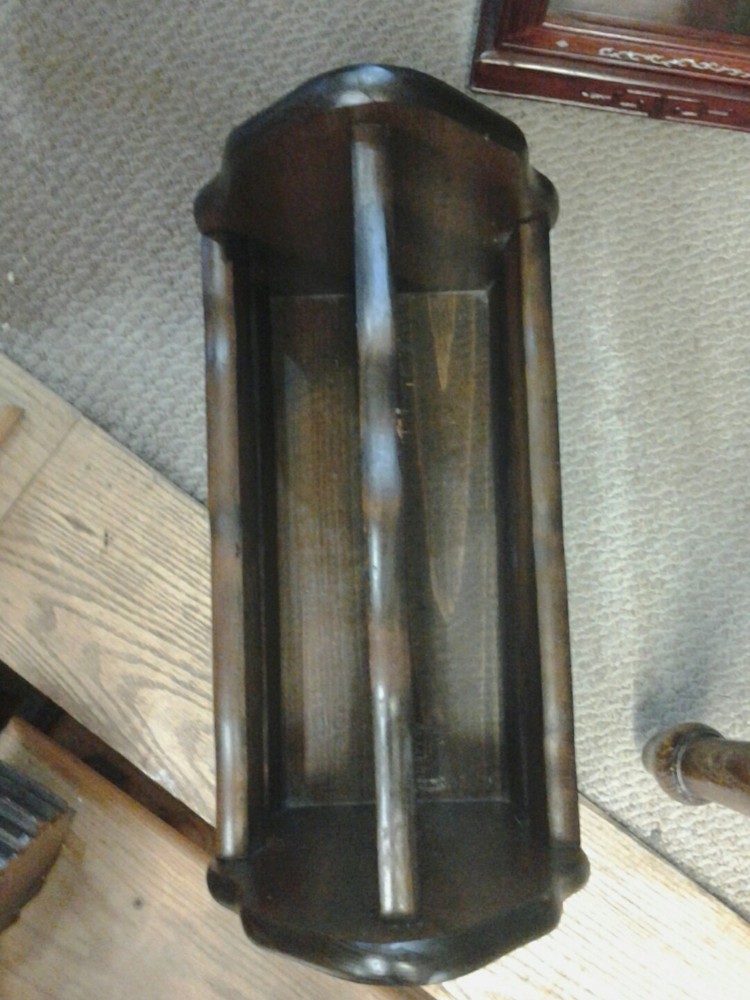 Vintage Wooden Magazine Rack