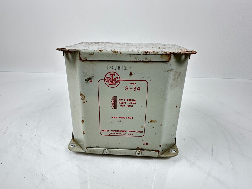 UTC Series Filament Transformer Type S-34