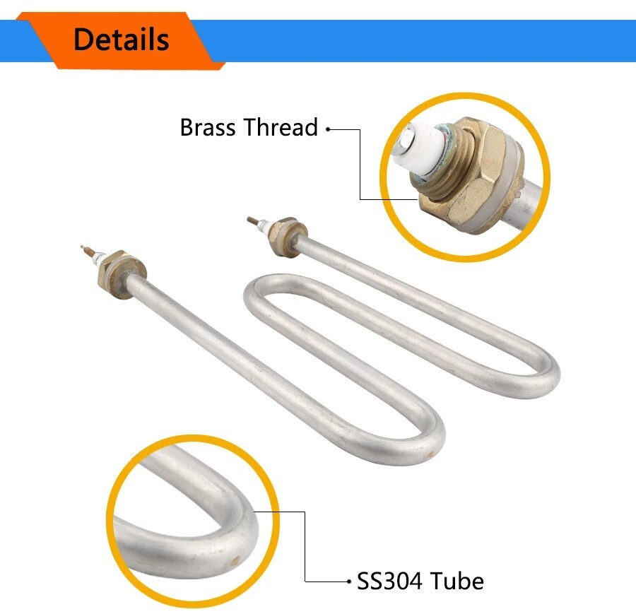 Electric Water Heater Tubular Steel Pipe Noodle Pot Cooking Machine 2000W 220V