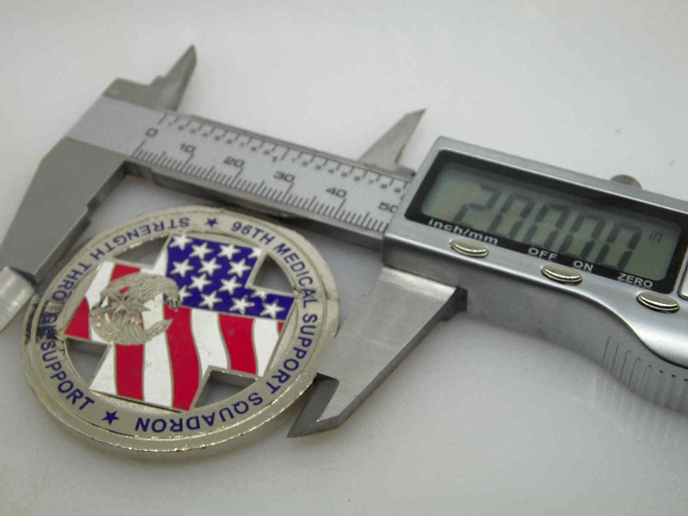 96TH MEDICAL SUPPORT SQUADRON STRENGTH THROUGH SUPPORT CHALLENGE COIN