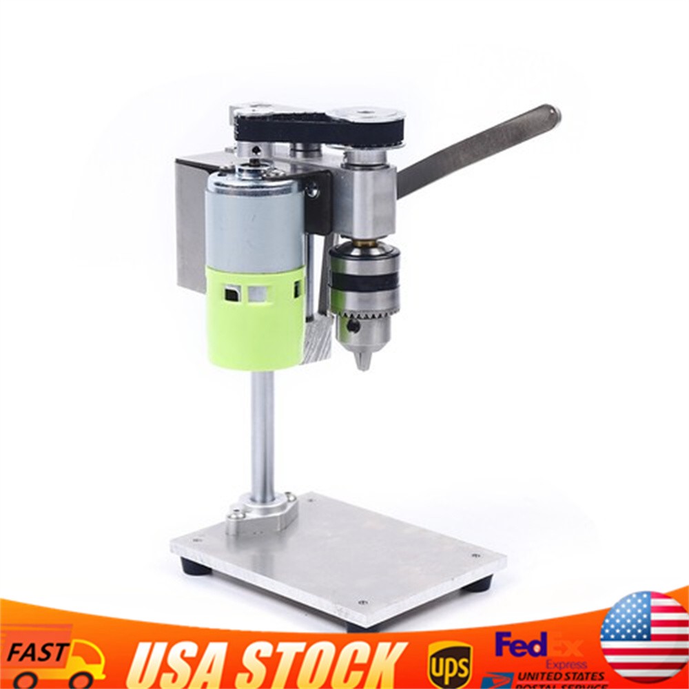 Bench Top Mini Drill Press Variable Speed For Wood,Metal/Plastic Hobby Table Top