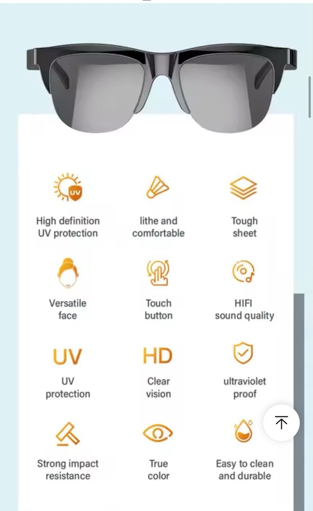 Touch Base Intelligent Bluetooth Galsses With Bone Conduction