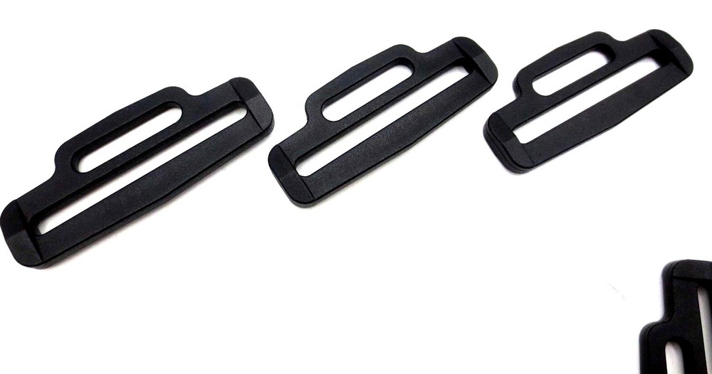 Fits 2" & 1" Wide Straps, Durable Plastic Fastener For Webbing Straps