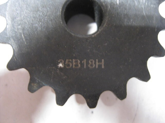 AMEC Sprocket 35B18H - 1/2" Bore - 18 Hardened Teeth
