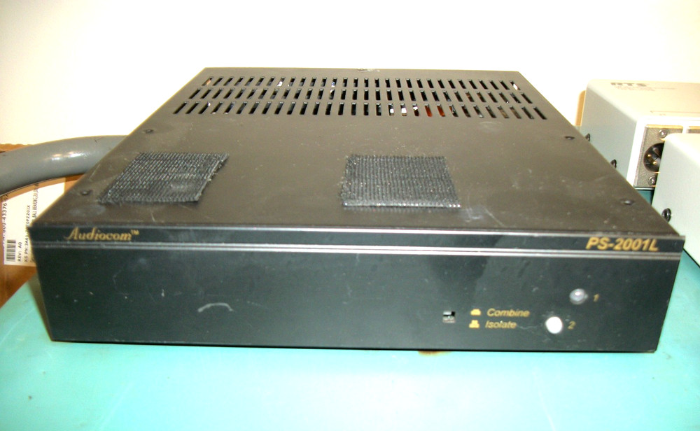 RTS TELECOM/ AUDIOCOM PS-2001L Dual Channel Intercom System. See List.