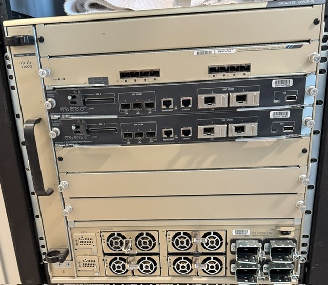Cisco Catalyst C6807-XL 7-Slot Chassis w/ Modules & PSUs