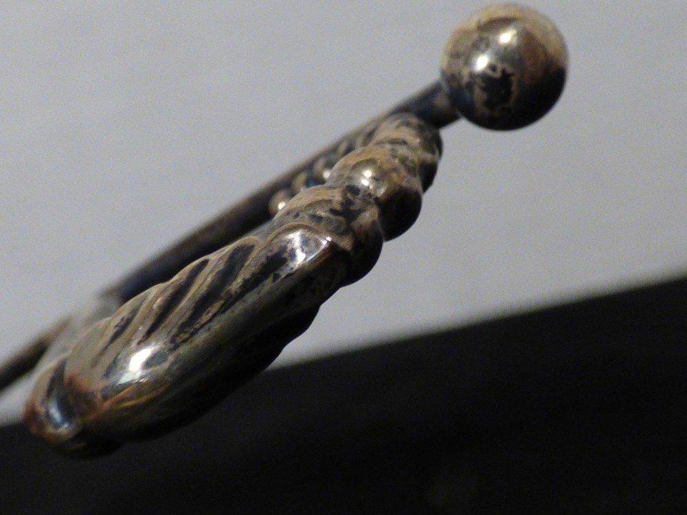 Antique Vintage Silver Webster Candle Snuffer Jointed Hinged Bendable