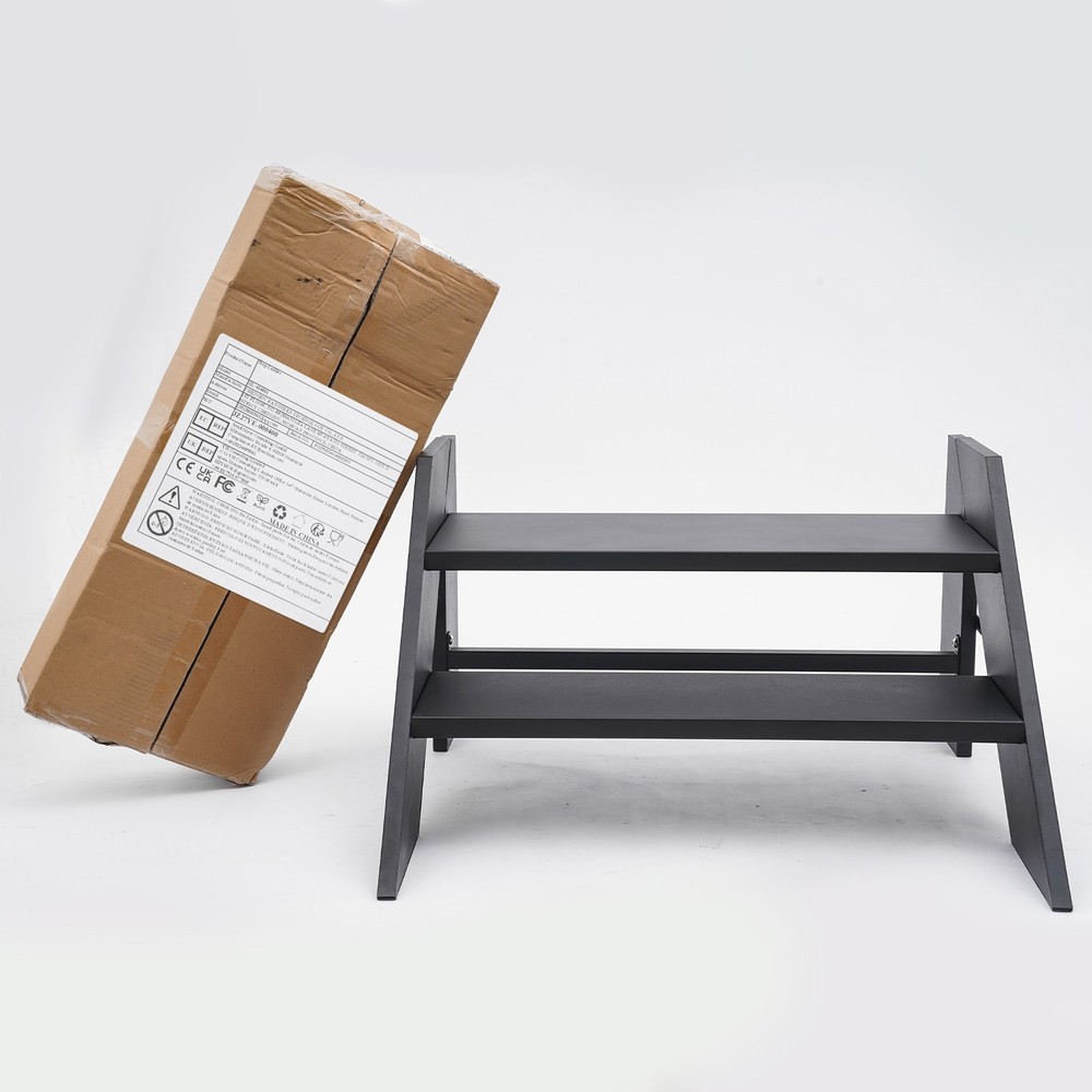 Step Ladder Foldable Step Stool 2 Steps Folding RV Steps Camper Steps Outdoor