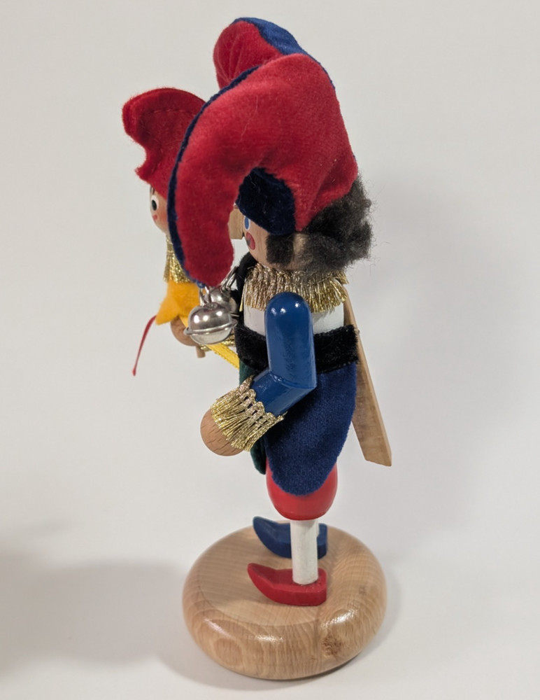 Steinbach 5" Mini Nutcracker "JESTER" w Box Germany 2874/10000 & Mini Nutcracker