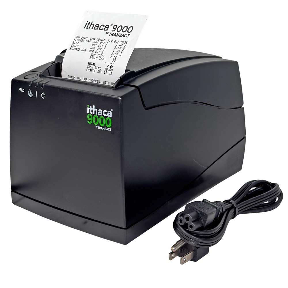 TransAct Ithaca 9000-PL Thermal POS Receipt Printer Parallel Autocutter