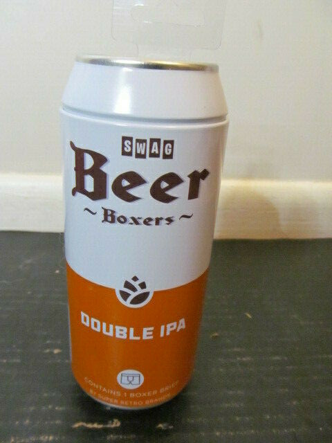 Swag Double IPA Beer Boxer Brief in Can, Size S