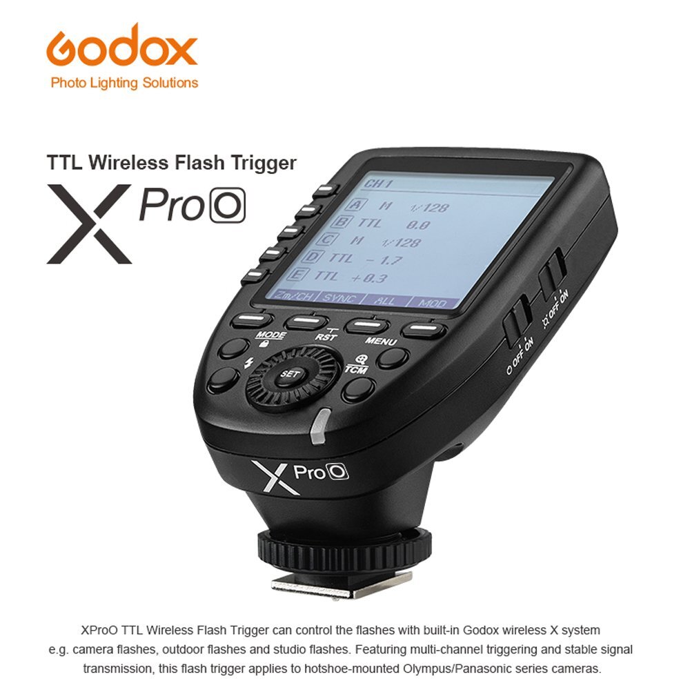 US Godox XPro-O TTL HSS Flash Transmitter Trigger For Olympus Panasonic Camera