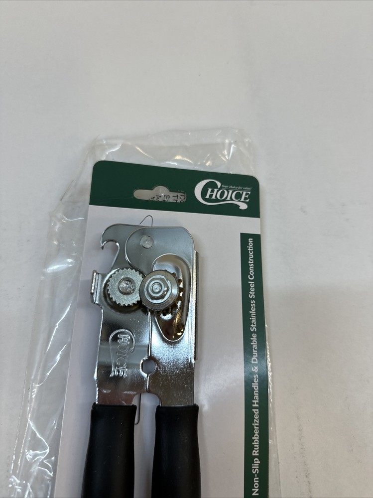 Choice Manual Can Opener with Black Handle