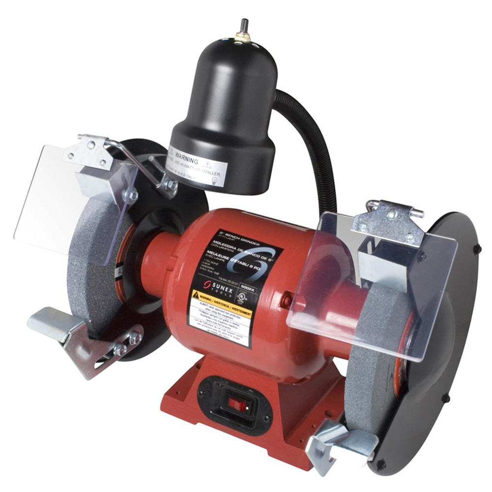 Sunex 5002A 8" Bench Grinder with Light