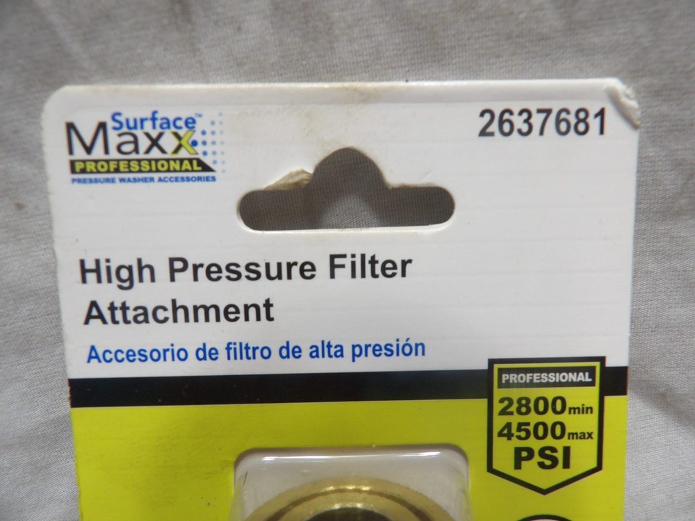 Surface Maxx High Pressure Filter Attachment 2637681