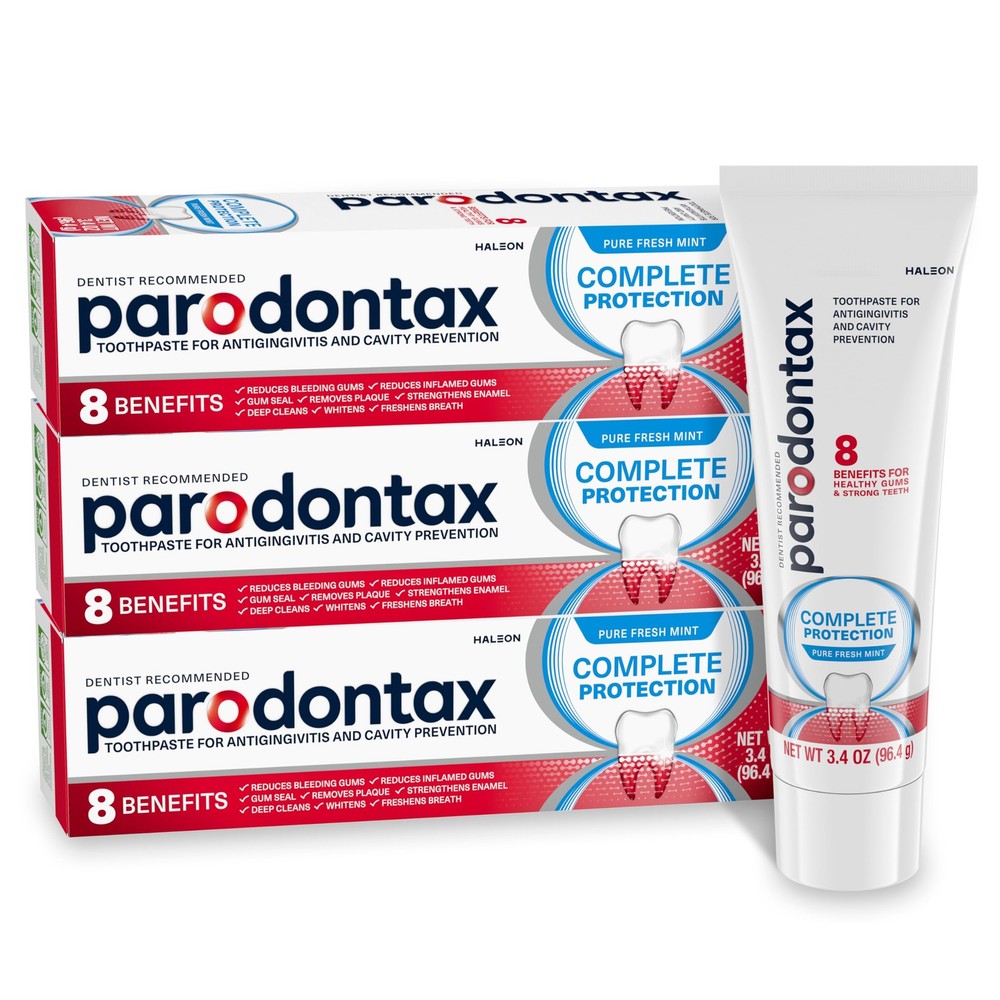 Complete Protection Toothpaste, Pure Fresh Mint - 3.4 oz x 3