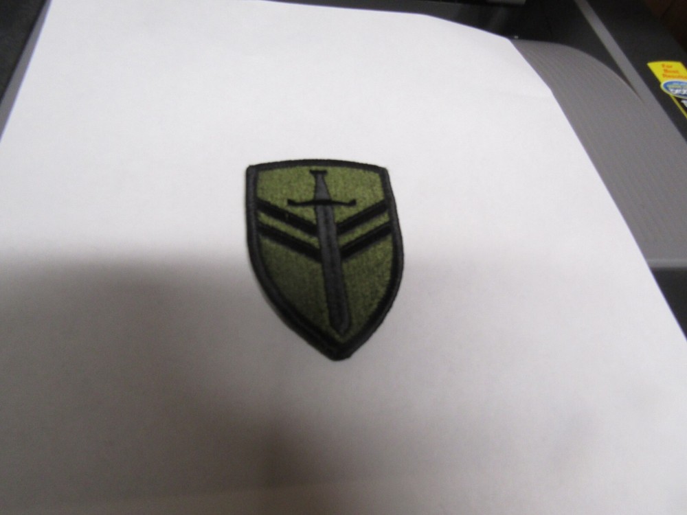 MILITARY PATCH SEW ON SUBDUED US ARMY 2ND SUPPORT COMMAND