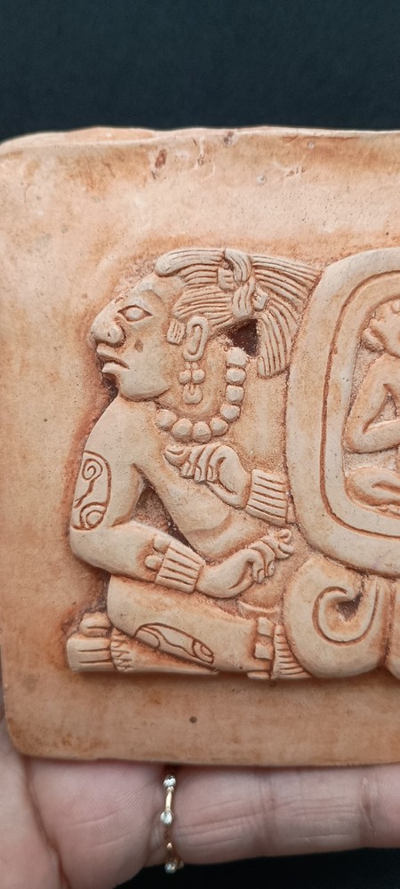 Mayan Ceramic Clay Tile Home Decor.