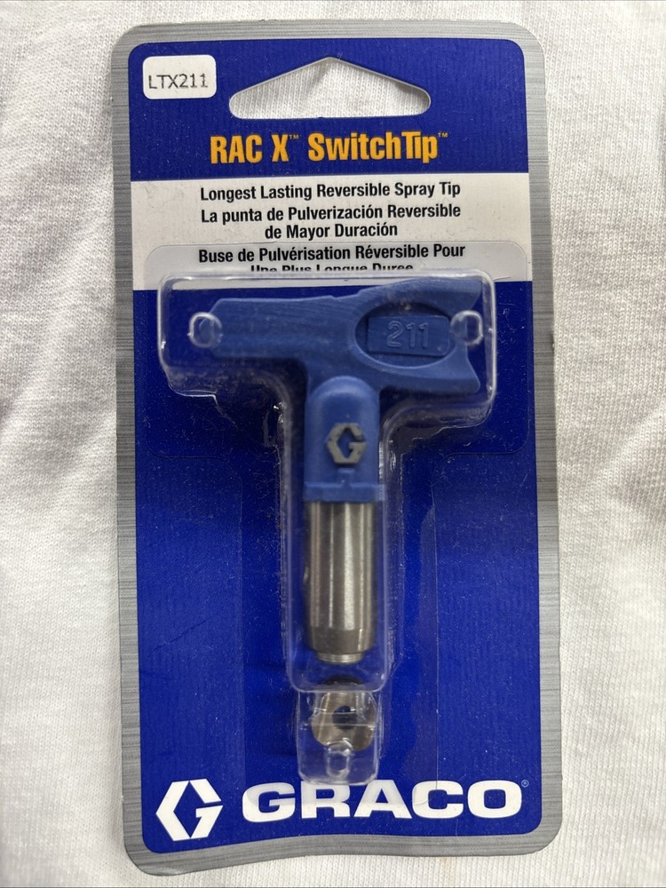 Graco RAC X SwitchTip LTX211 Longest Lasting Reversible Spray Tip