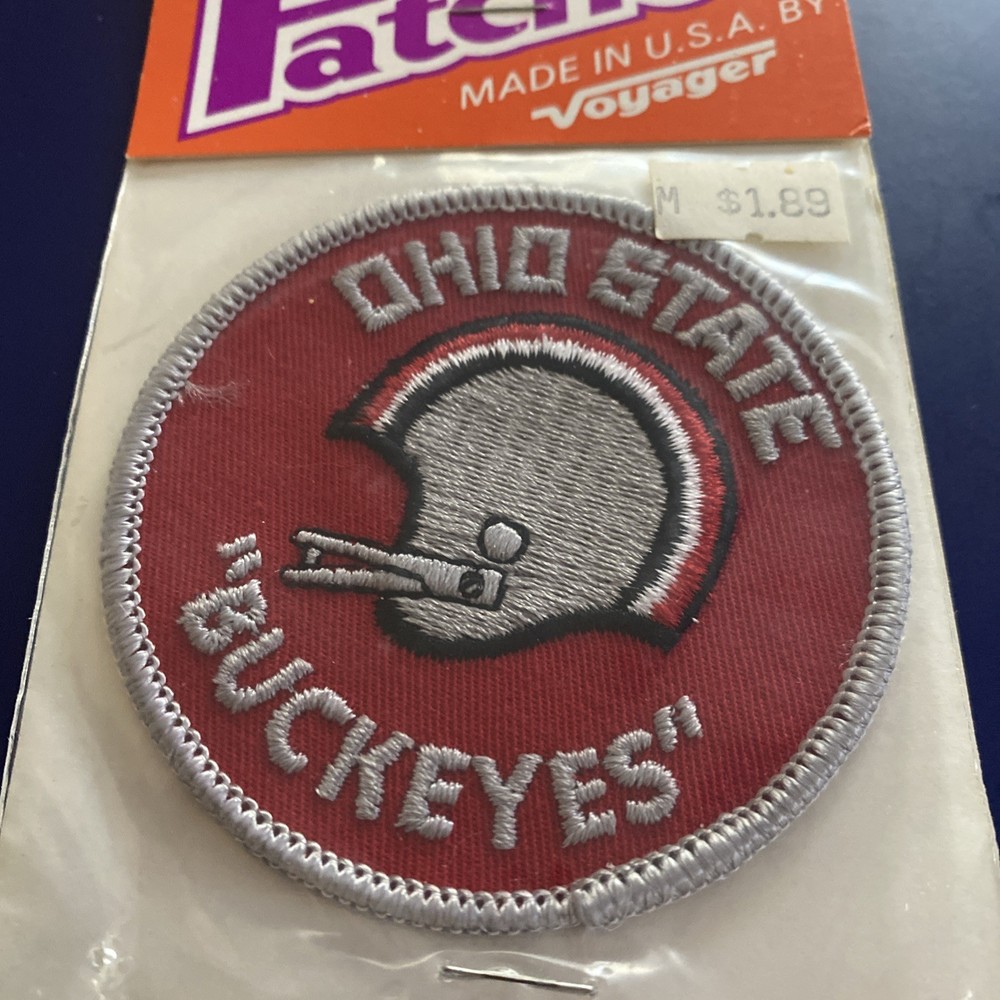 Vintage Voyager OHIO STATE BUCKEYES Iron On Patch