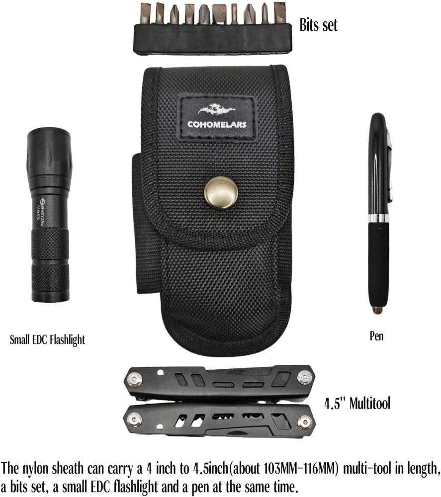 Multitool Sheath for 4.25‘’- 4.5'' Multitools - Belt Holster - EDC...