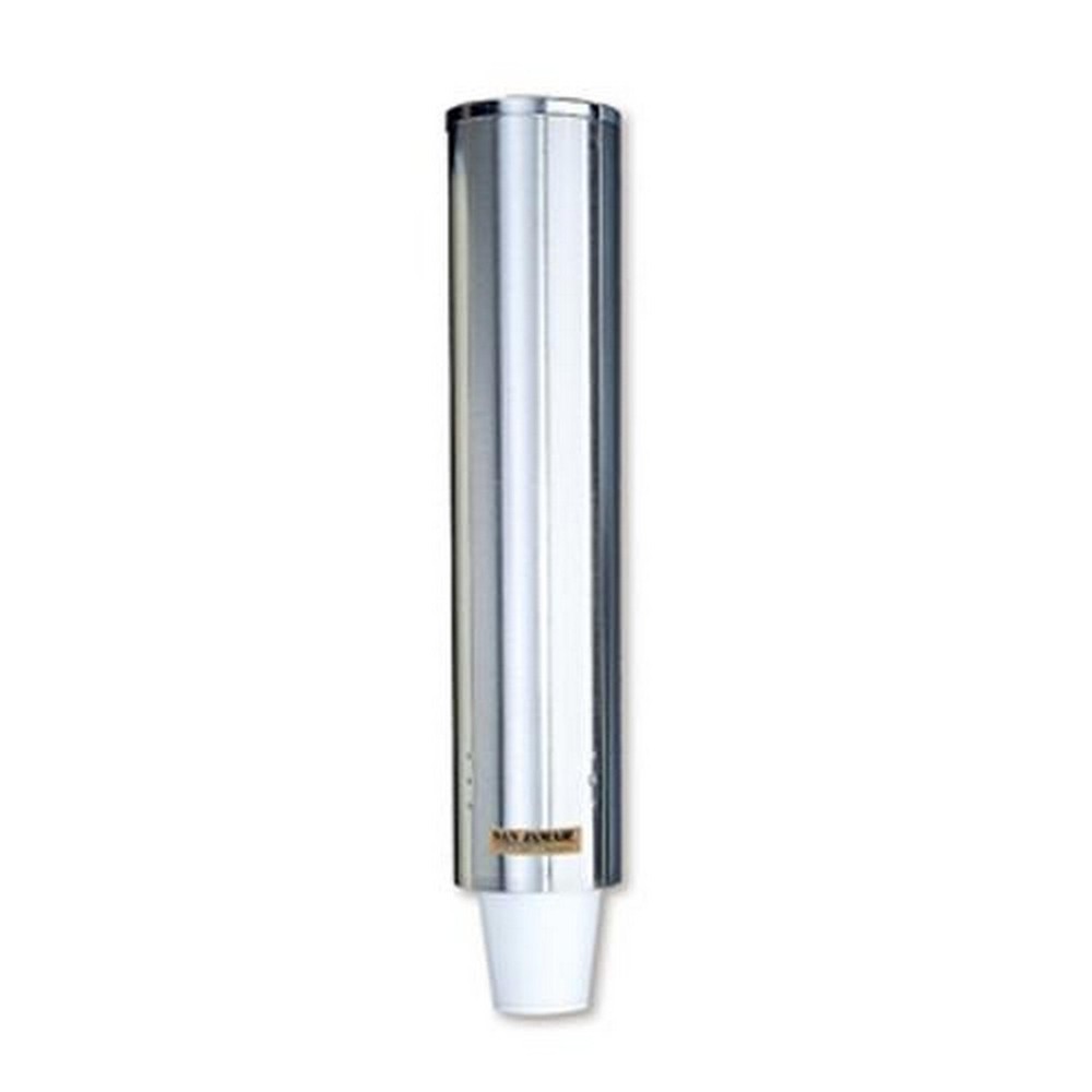 San Jamar Carlisle C4200PF PullType 410 Oz Cup Stainless Dispenser
