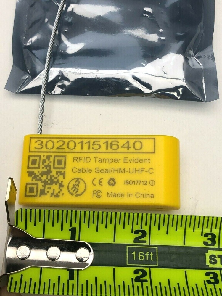 20 Pack New RFID Tamper Evident Security Cable Seal Tags HM-UHF-C