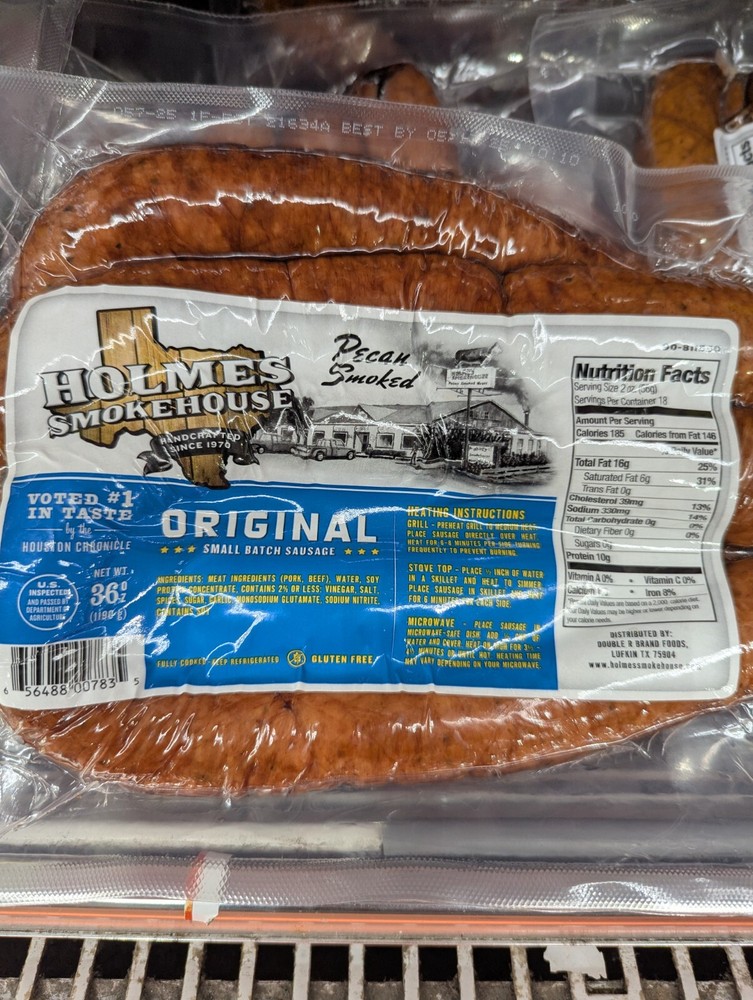 Holmes Original Smoked Sausage 36 Oz (2 Pack)