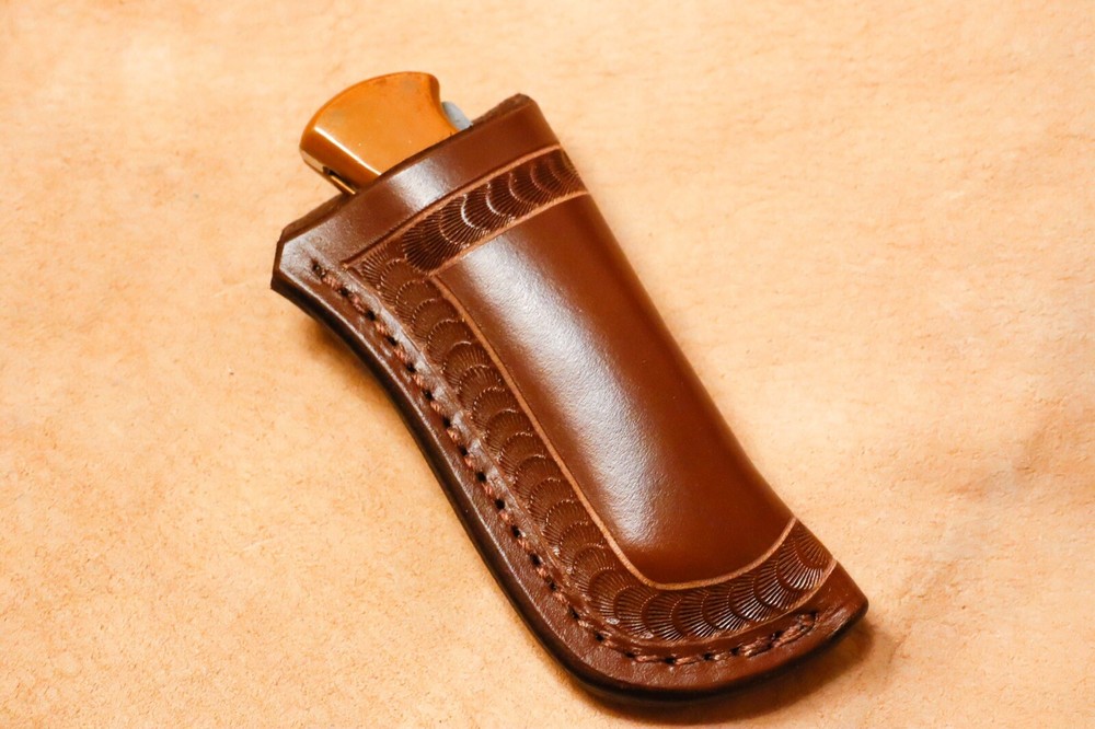 Custom Leather Sheath for Buck 112