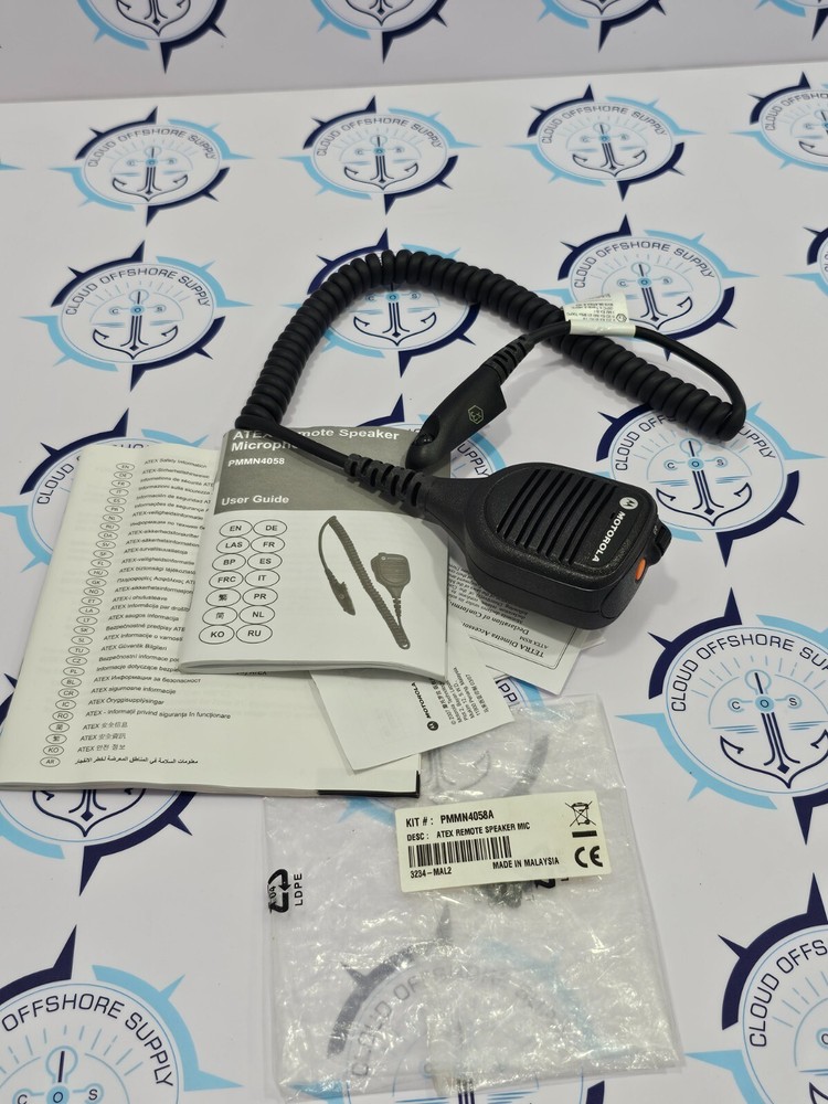 Motorola PMMN4058A ATEX Remote Speaker Microphone