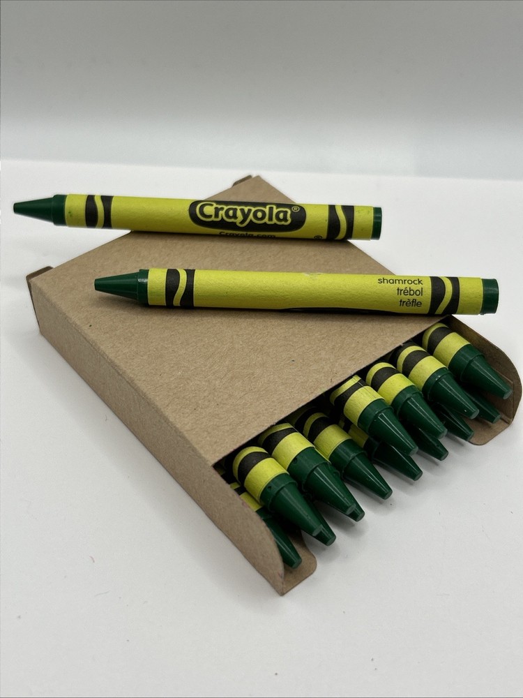 (16) Crayola Crayons (shamrock) BULK