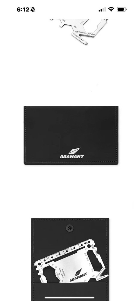 Adamant - 25-in-1 SteelLite Compact Multi-Tool Card