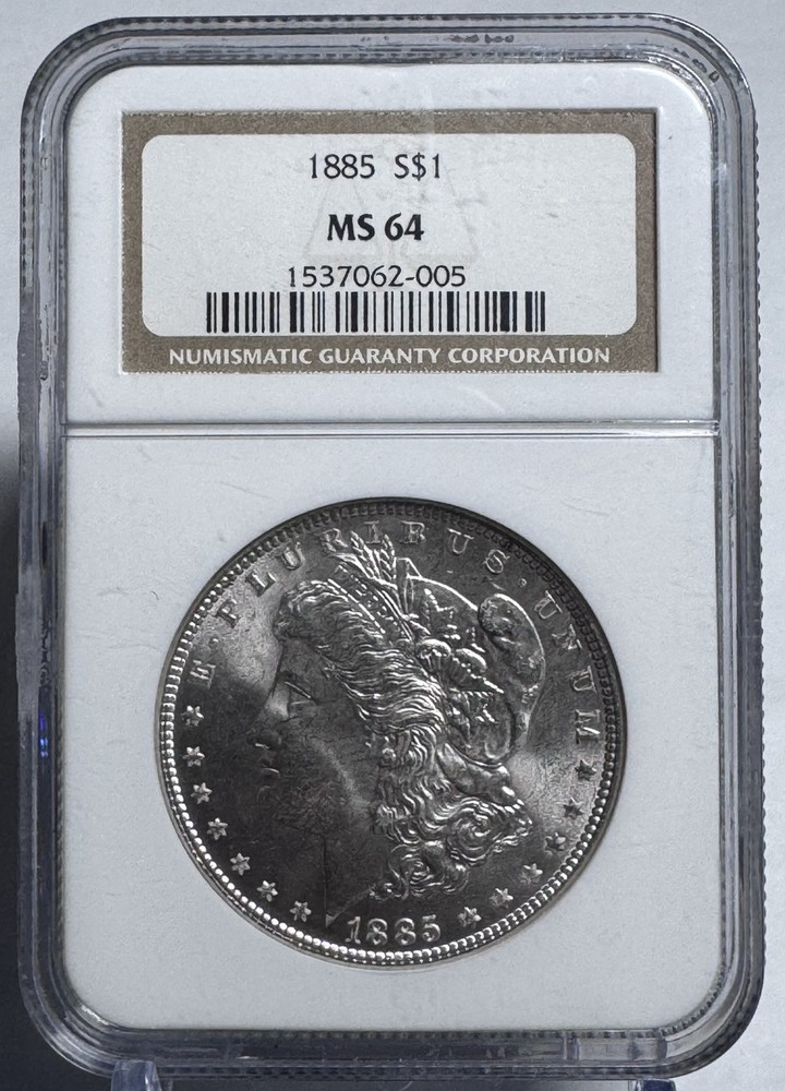 1885 Morgan Dollar $1 NGC MS 64