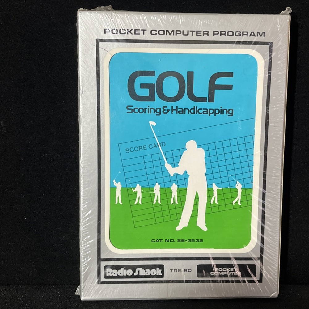 NEW Radio Shack TRS-80 Pocket Computer Program – “Golf: Scoring & Handicapping”
