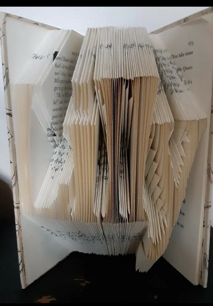 Custom Folded Book - Date, Name!!! Hand Folded To Order. Makes A Great Gift