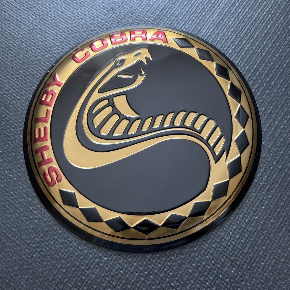 Shelby Cobra Embossed Garage Wall Sign