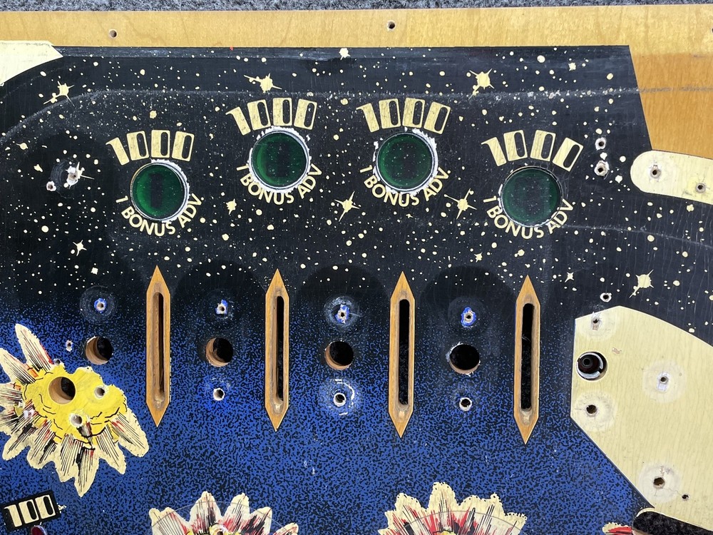 Williams Stellar Wars Pinball Machine Game Playfield