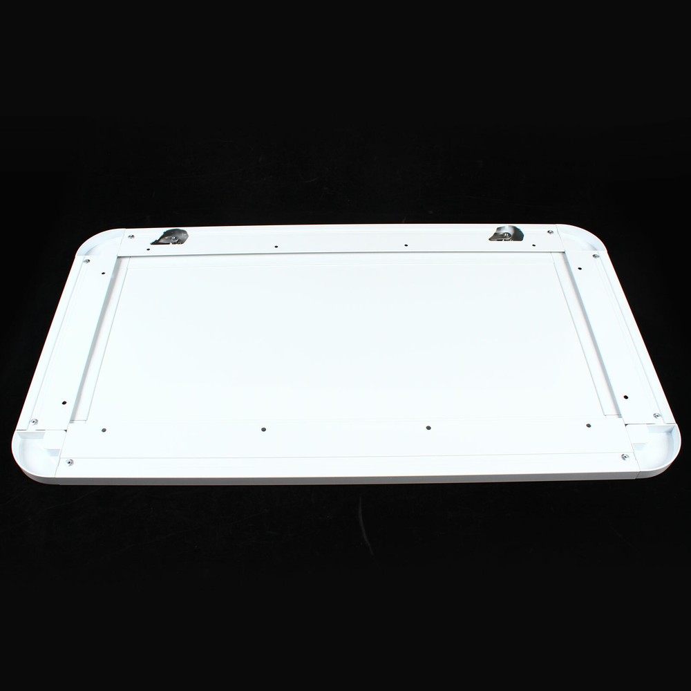 RV Caravan Picnic Folding External Table Aluminum 800x450mm Wall Mount White