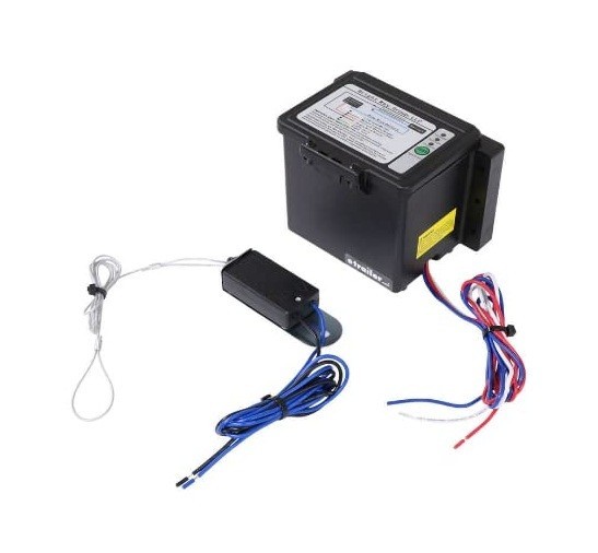 BrightWay 2308 Complete Trailer Breakaway Kit Top Load LED Screen 12V5AH Battery