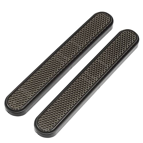 Front Lower Fork Reflector Sticker Rear Saddlebag Reflective Cover Grey