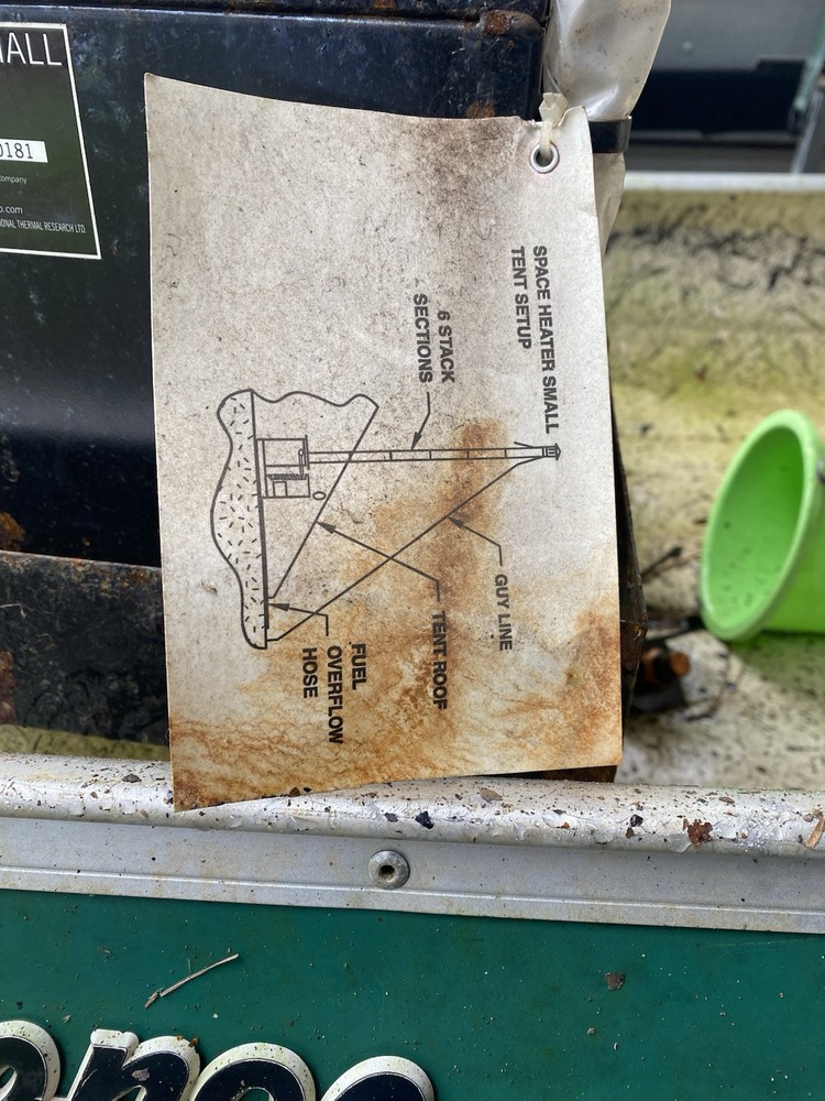 Hunter Military Space Heater Small Off Grid Portable Multi-Fuel 2001