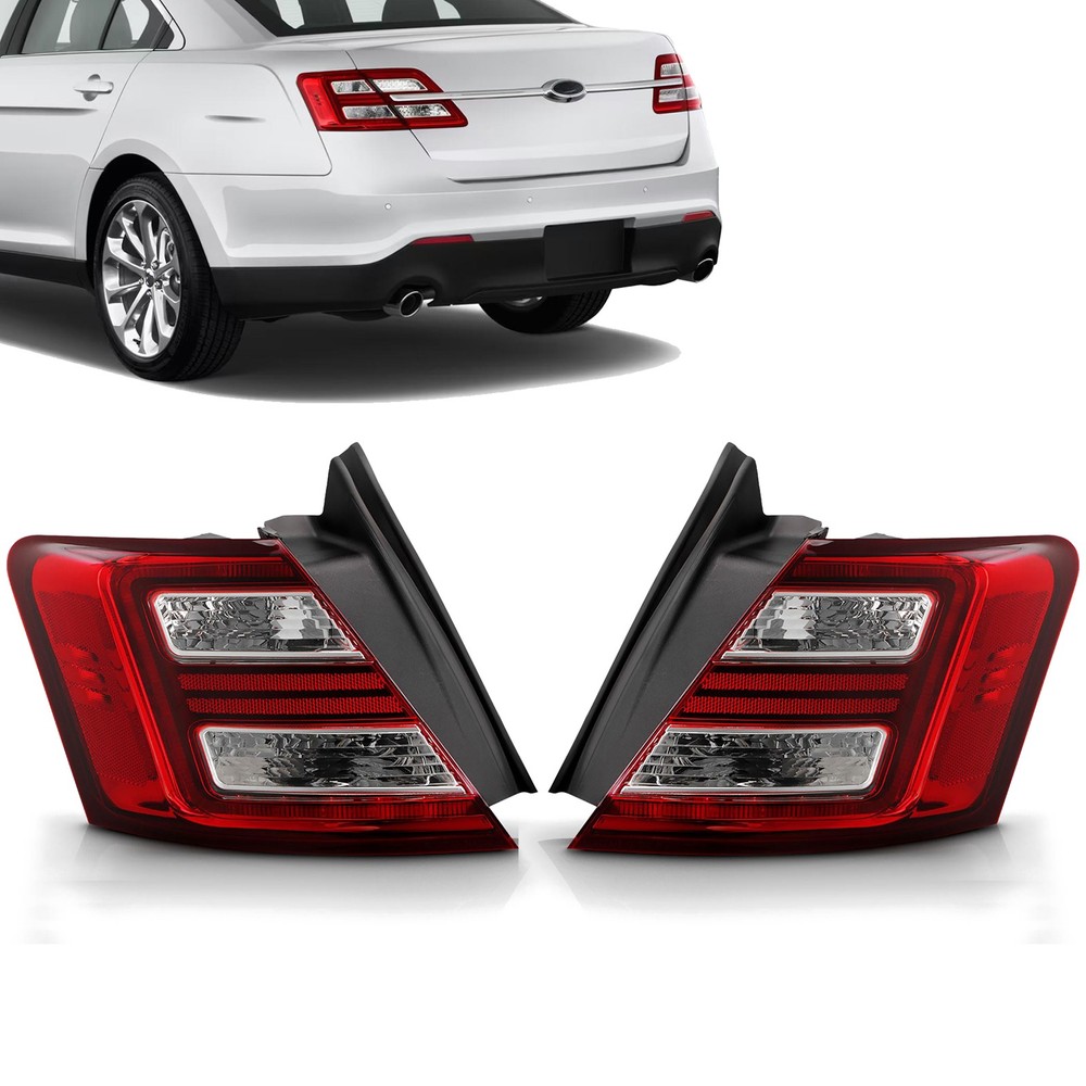 LED Tail Light For 2013-2019 Ford Taurus Rear Outer Lamp Left+Right Pair