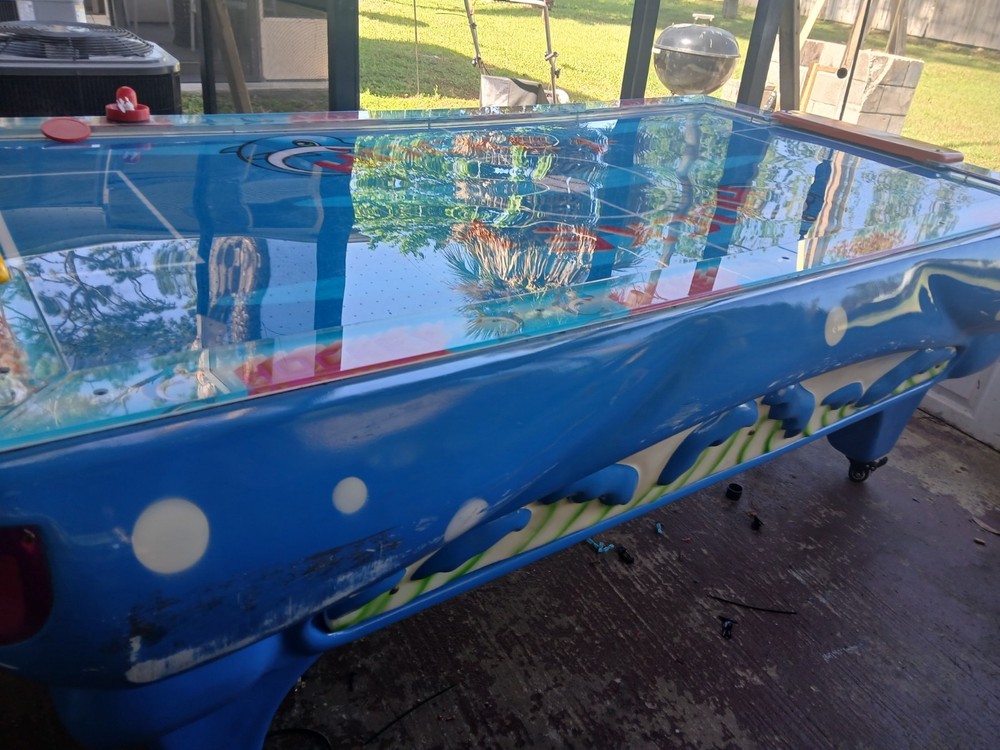 Large Arcade Style Air Hockey Table