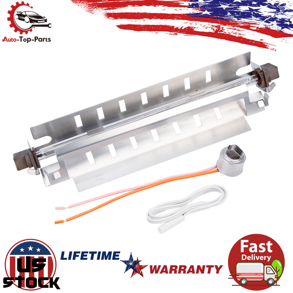 For GE Hotpoint Refrigerator Defrost Heater with Thermostat & Temperature Sensor