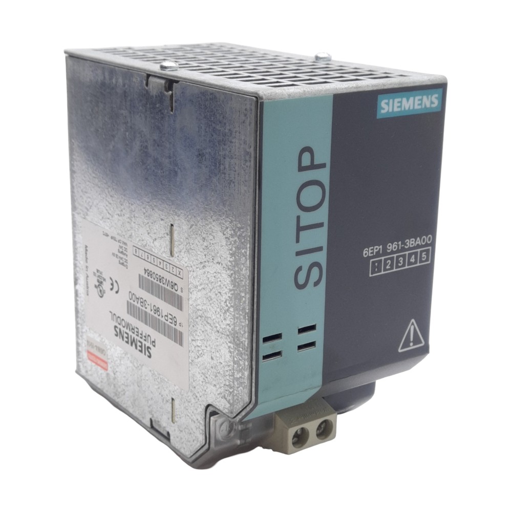 Siemens 6EP1 961-3BA00 SITOP Buffer Module, 24-28.8VDC Input, 24VDC Output