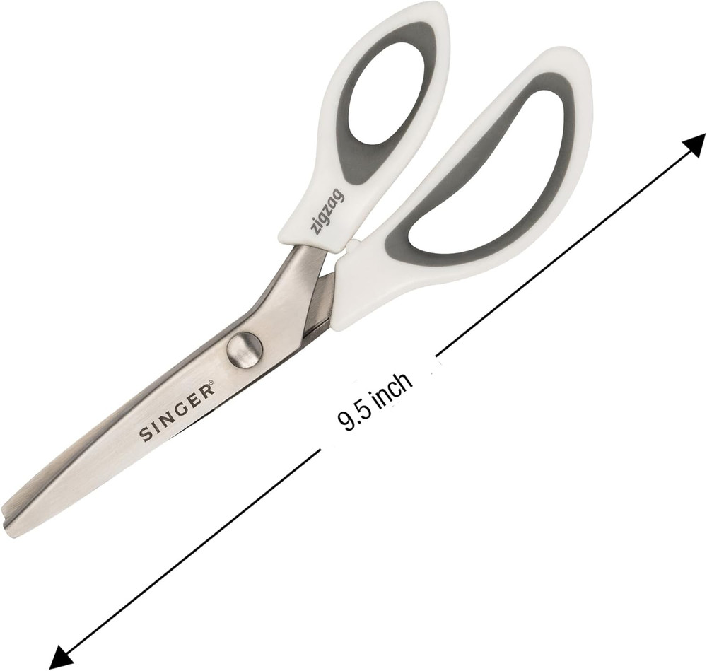 9" Pinking Shears - Zig Zag Scissors for Fabric