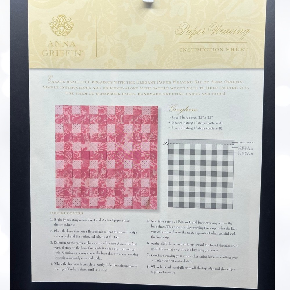 Anna Griffin PAPER WEAVING KIT